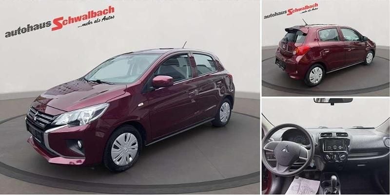 Bordeauxrot Gebraucht 2021 Mitsubishi Space Star Spirit Limousine | 8.390 € (Guter Preis) - Bild 1/4