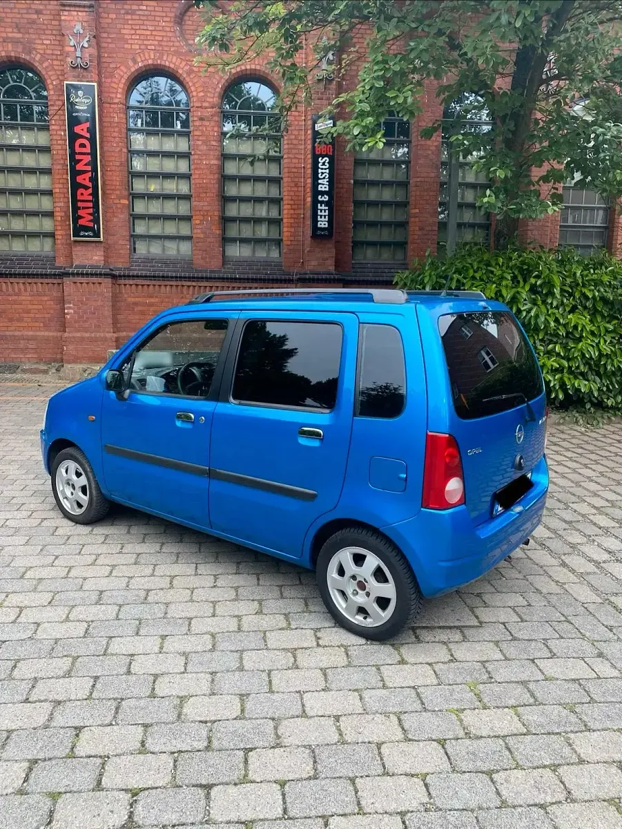 Gebraucht Opel Agila 75 PS (55 kW) 2002 Blau Van / Kleinbus