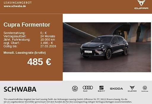 Neu Cupra Formentor VZ 333 PS (244 kW) 2026 Grau SUV