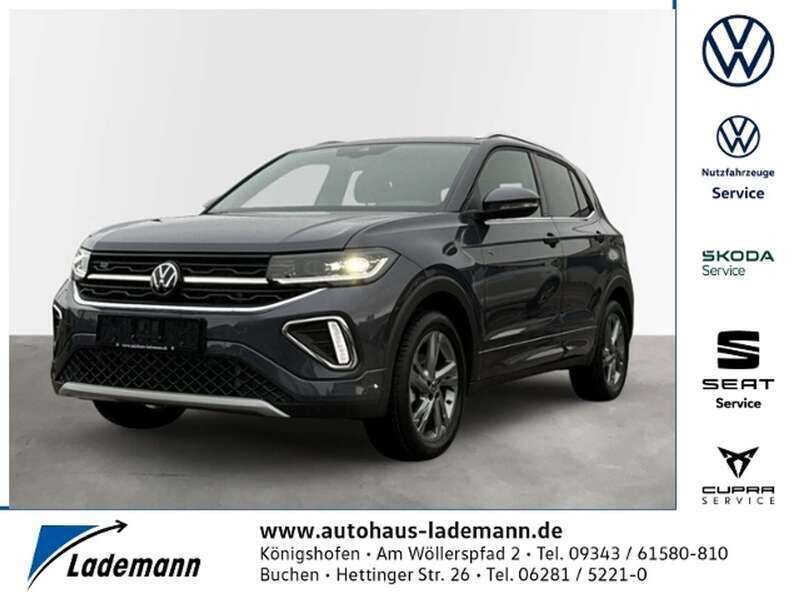 Schwarz Gebraucht 2024 VW T-Cross R-line SUV | 30.826 € (Teuer) - Bild 1/4