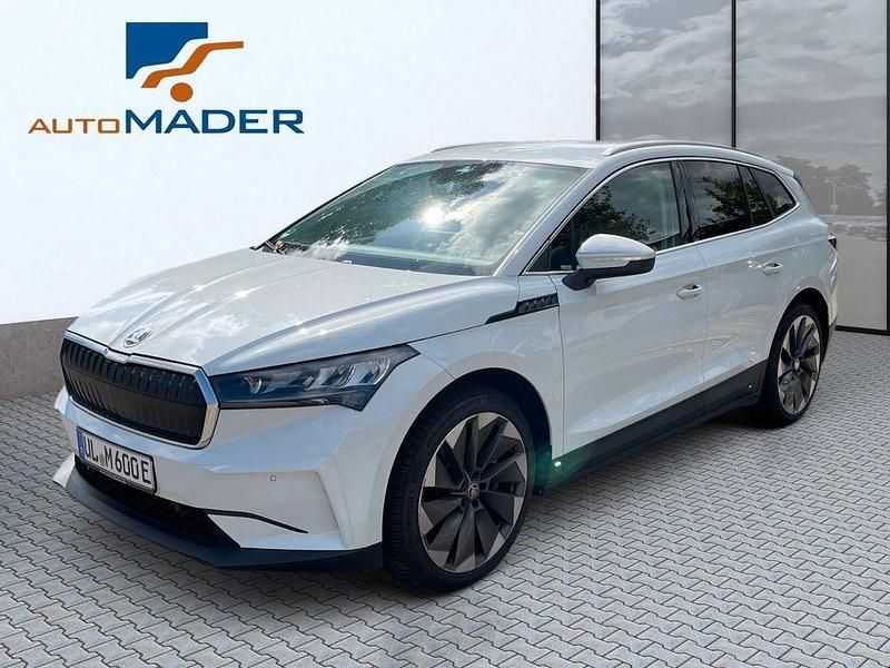 Weiß Gebraucht 2021 Skoda Enyaq iV Loft SUV | 27.990 € (Guter Preis) - Bild 1/4