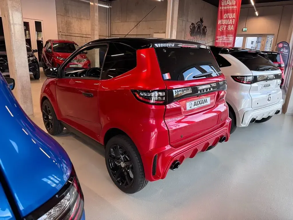 Neu Aixam AMBITION Sport 2026 Rot Kleinwagen