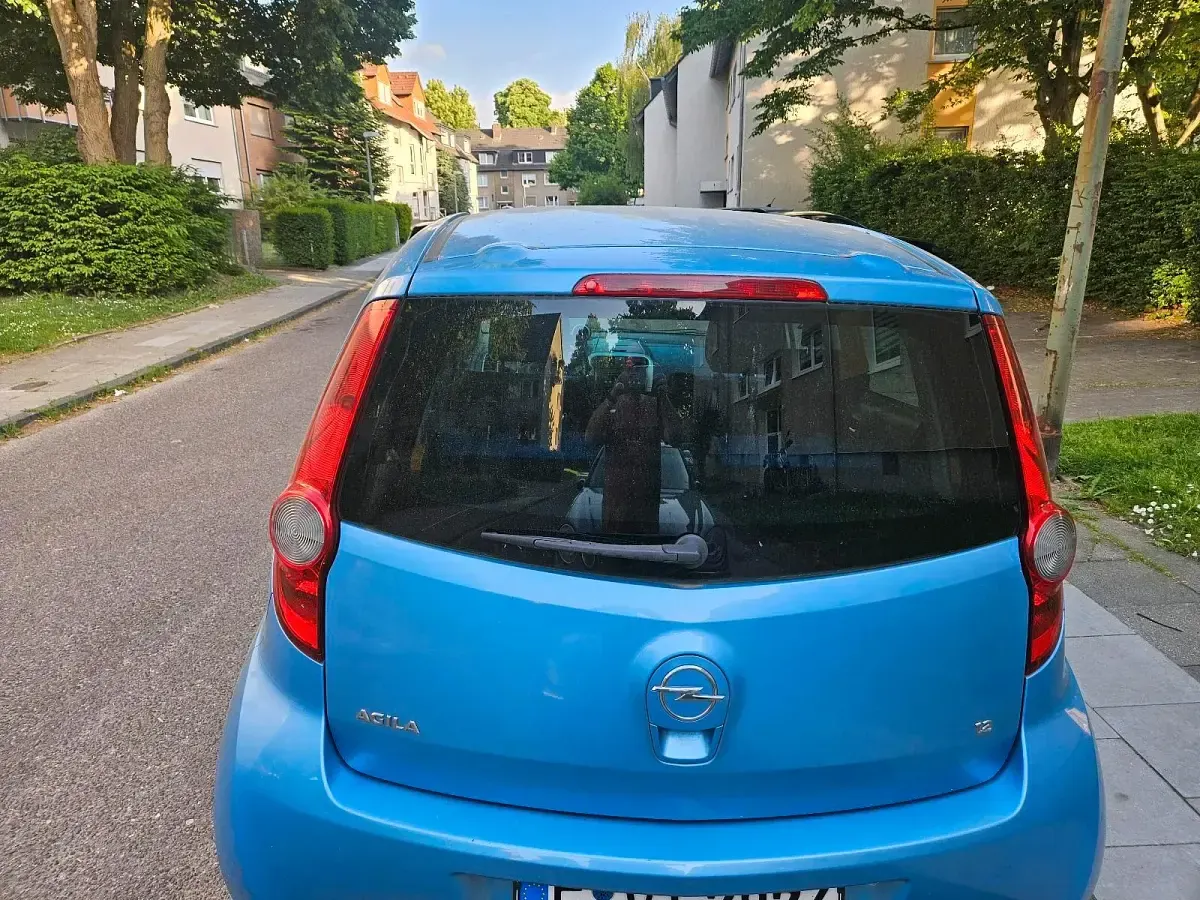 Gebraucht Opel Agila 2008 Blau Kleinwagen