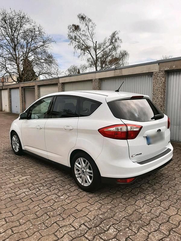 Gebraucht Ford C-MAX Titanium 125 PS (91 kW) 2013 Weiß Van / Kleinbus