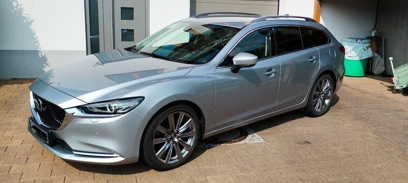 Silber Gebraucht 2020 Mazda 6 Sports-Line Kombi | 22.999 € (Superpreis) - Bild 1/4