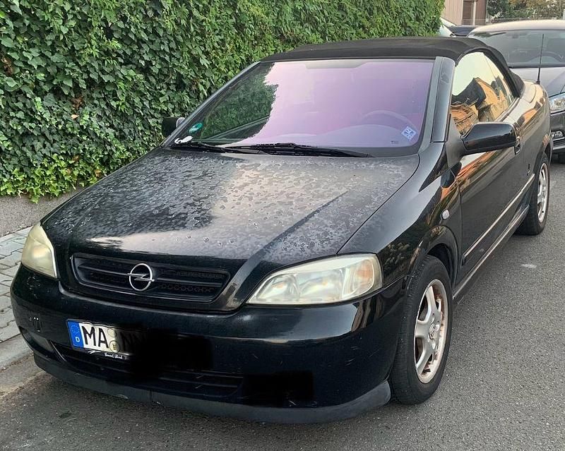 Schwarz Gebraucht 2005 Opel Astra Cabriolet Cabrio | 800 € (Superpreis) - Bild 1/3
