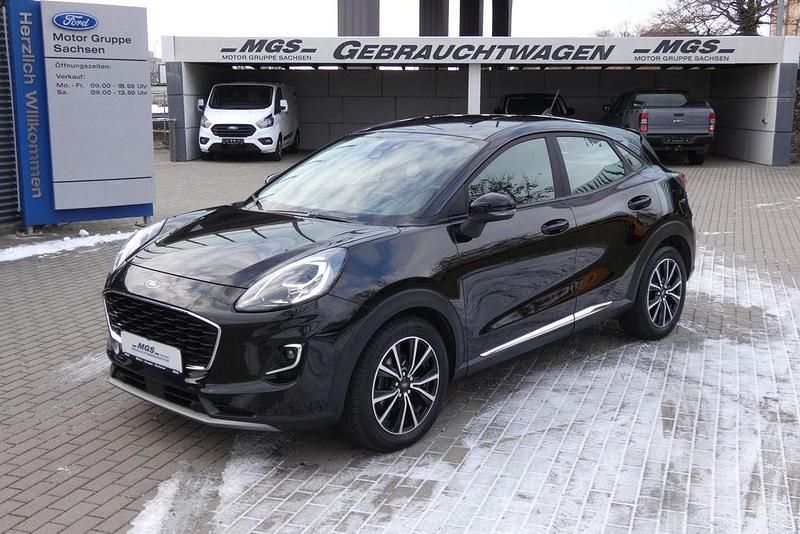 Gebraucht Ford Puma Titanium 125 PS (91 kW) 2020 Obsidianschwarz metallic SUV