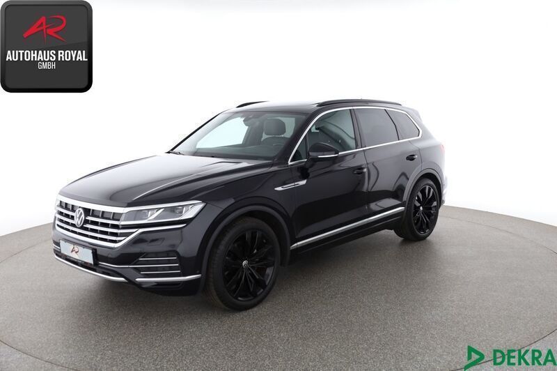 Schwarz Gebraucht 2020 VW Touareg R-line SUV | 49.880 € (Teuer) - Bild 1/4