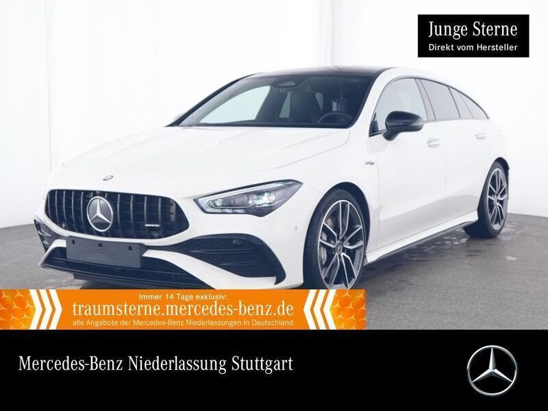 Polarweiß Gebraucht 2024 Mercedes CLA35 AMG AMG Kombi | 48.990 € (Fairer Preis) - Bild 1/2