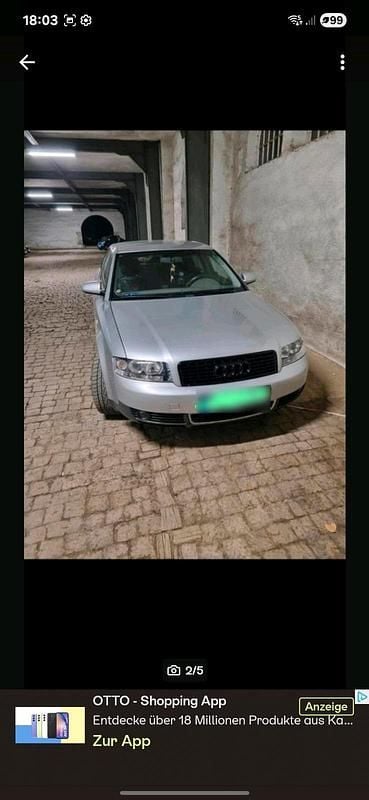 Gebraucht Audi A4 131 PS (96 kW) 2001 Silber Limousine