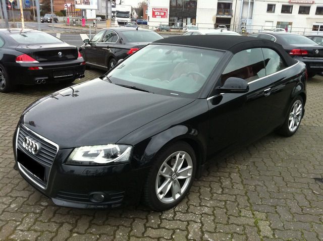 Gebraucht Audi A3 Cabriolet 160 PS (117 kW) 2008 Schwarz Cabrio