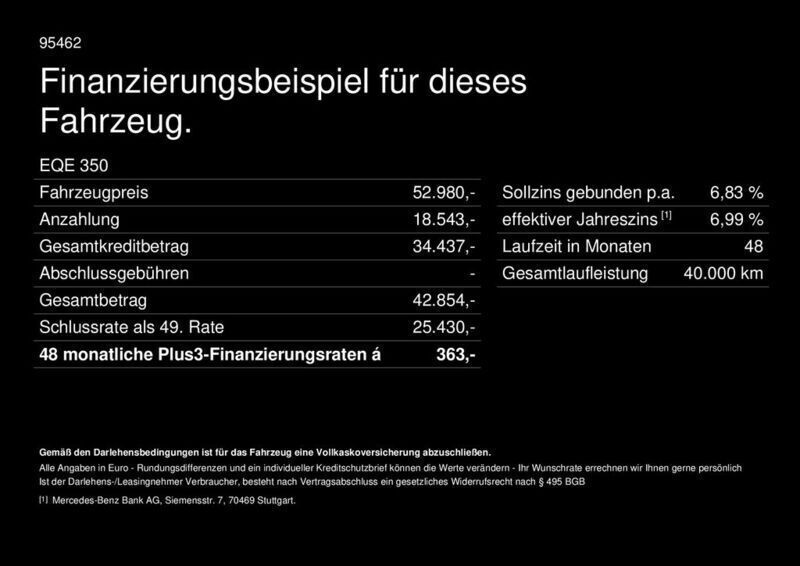 Gebraucht Mercedes EQE350 AMG 214 kW (292 PS) 2024 Schwarz Limousine