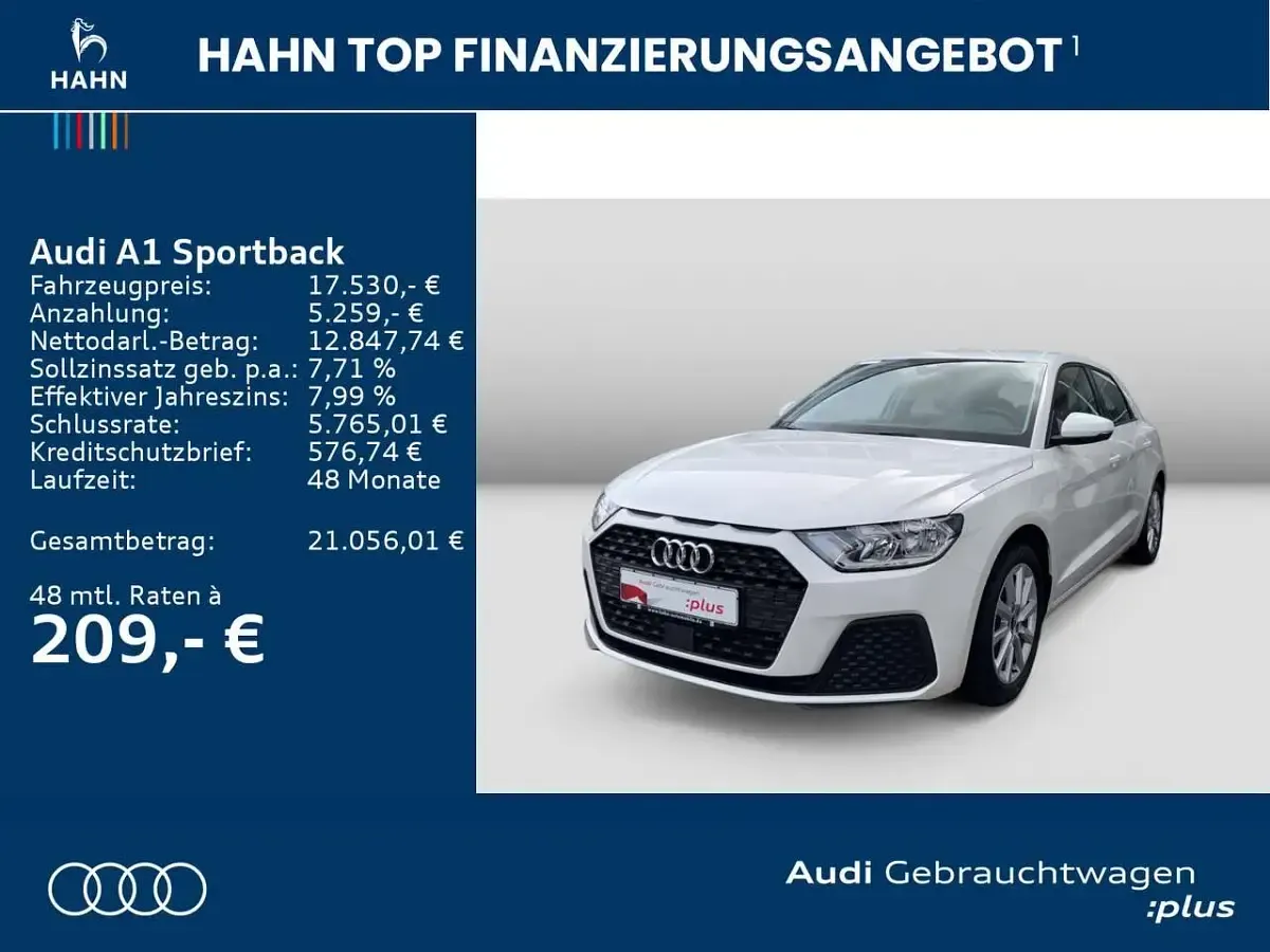 Gebraucht Audi A1 95 PS (69 kW) 2021 Cortinaweiß SUV