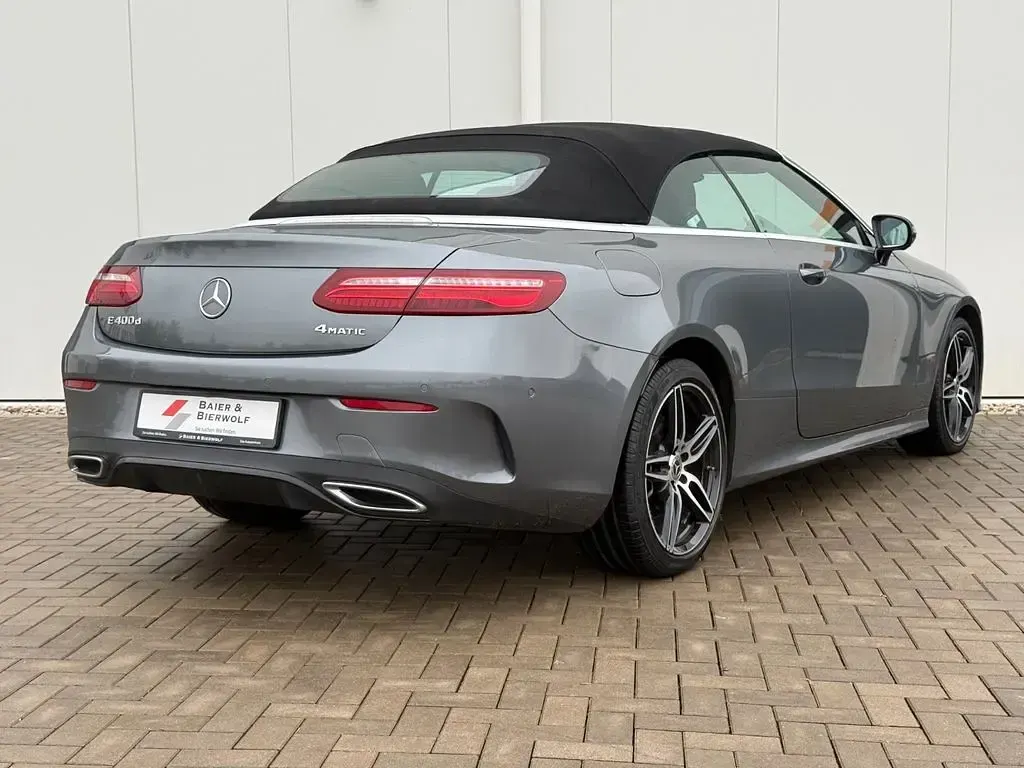 Gebraucht Mercedes E400 AMG line 340 PS (250 kW) 2020 Grau Cabrio