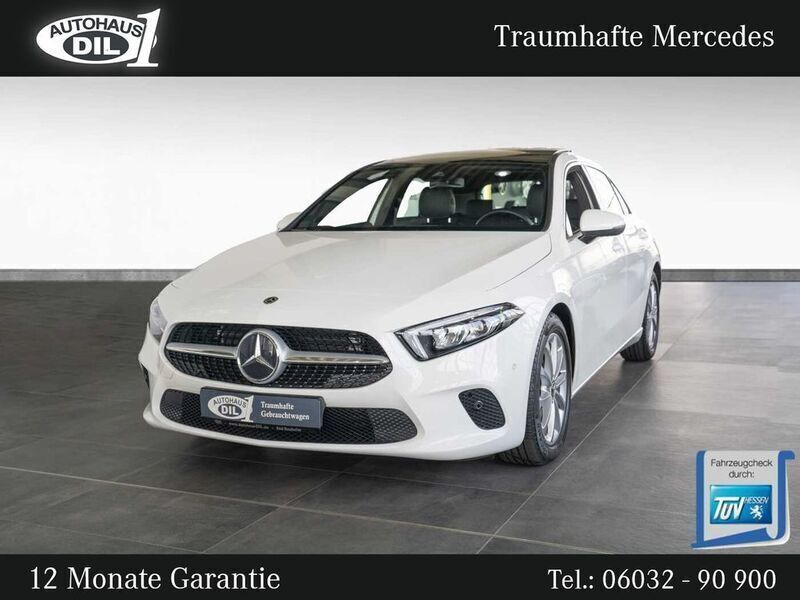 Weiß (polarweiss unilack) Gebraucht 2019 Mercedes A200 Limousine | 26.450 € (Teuer) - Bild 1/3