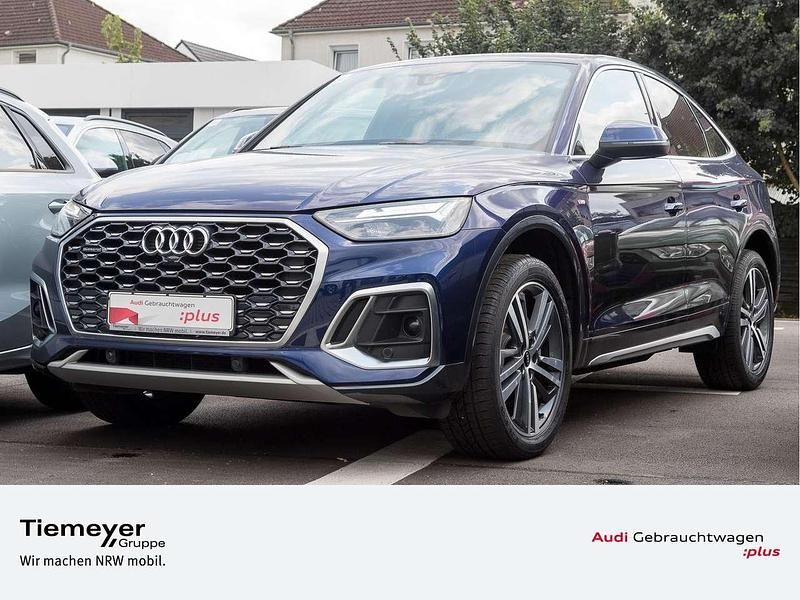 Navarrablau metallic Gebraucht 2022 Audi Q5 S-Line SUV | 34.680 € (Guter Preis) - Bild 1/4