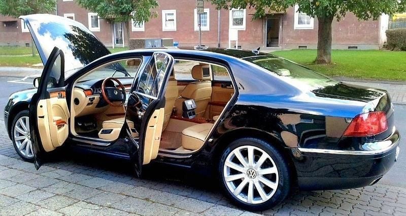 Schwarz Gebraucht 2008 VW Phaeton Limousine | 8.950 € (Fairer Preis) - Bild 1/4