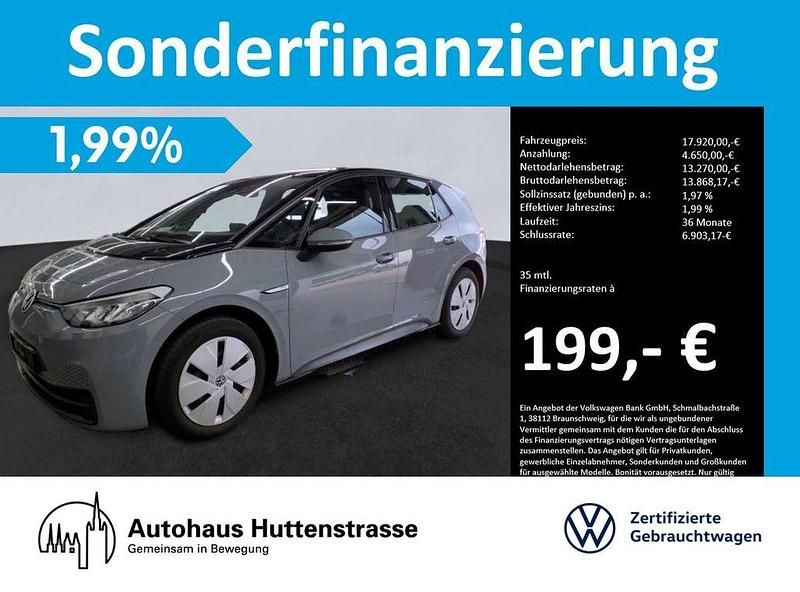 Grau Gebraucht 2022 VW ID.3 Pro Kleinwagen | 17.920 € (Fairer Preis) - Bild 1/3