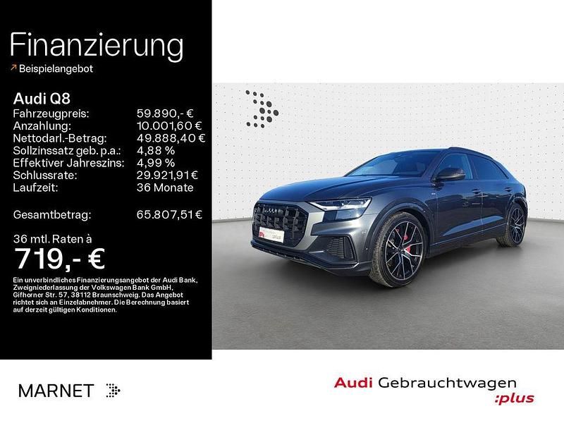 Gebraucht Audi Q8 Competition 286 PS (210 kW) 2022 Daytonagrau perleffekt SUV