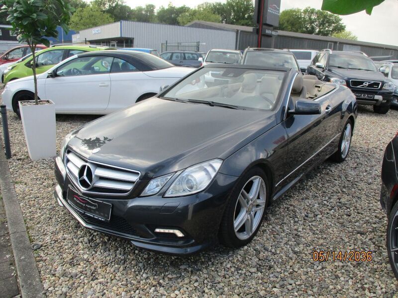 Grau Gebraucht 2010 Mercedes E500 AMG Cabrio | 22.500 € (Fairer Preis) - Bild 1/4