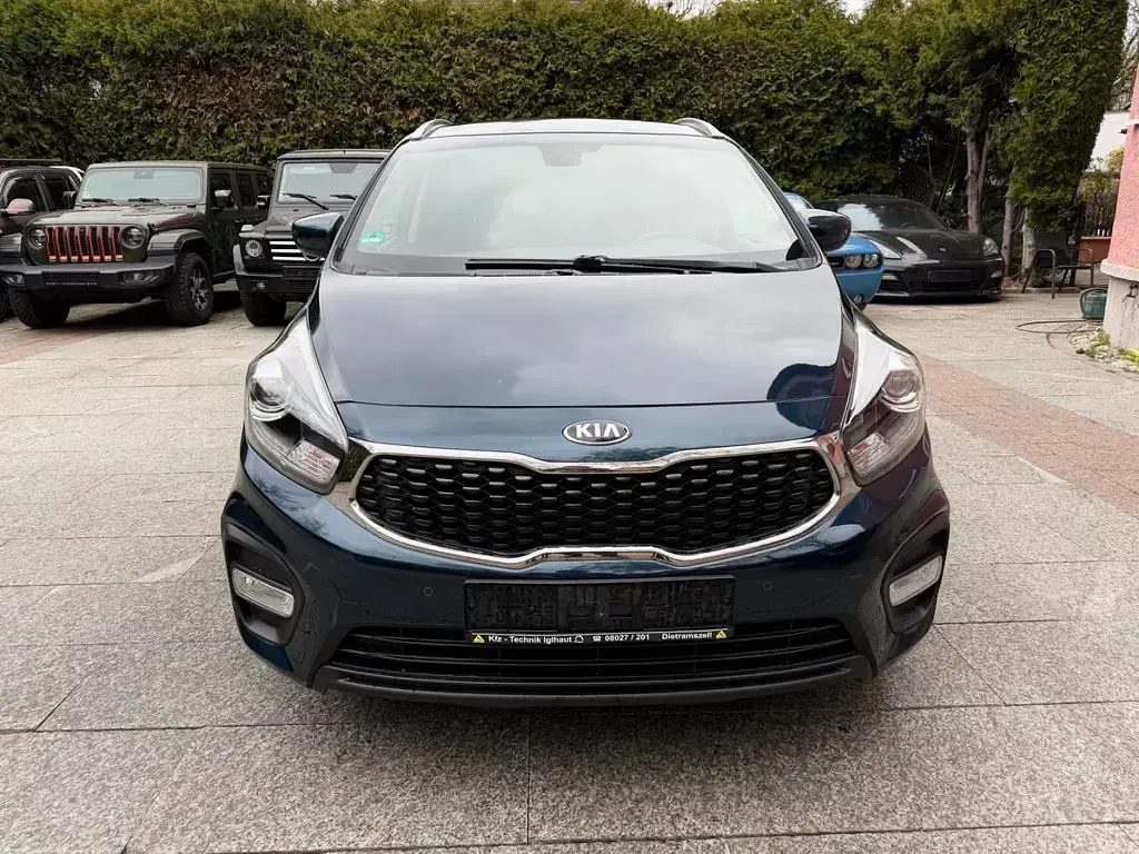 Gebraucht Kia Carens DREAM-TEAM Edition 135 PS (99 kW) 2018 Blau Van / Kleinbus
