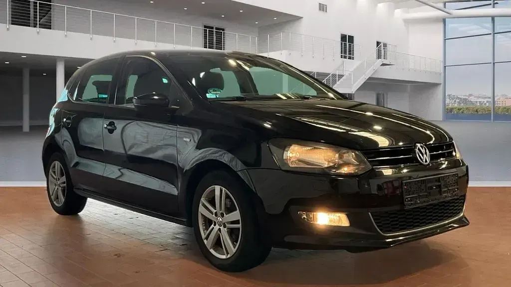 Gebraucht VW Polo Match 69 PS (50 kW) 2012 Schwarz Kleinwagen