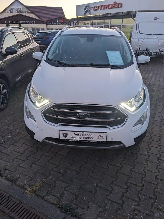 Frozen white Gebraucht 2019 Ford Ecosport Titanium SUV | 12.950 € (Fairer Preis) - Bild 1/4