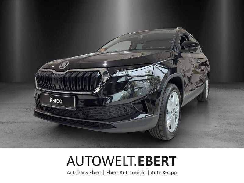 Schwarz Gebraucht 2024 Skoda Karoq Selection SUV | 38.290 € (Teuer) - Bild 1/4