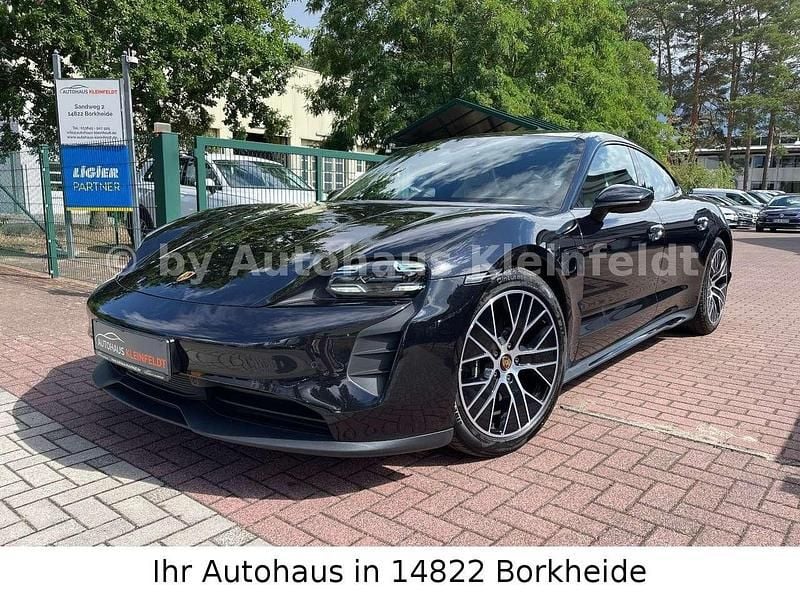 Schwarz Gebraucht 2021 Porsche Taycan 4S Chrono Limousine | 56.990 € (Superpreis) - Bild 1/4