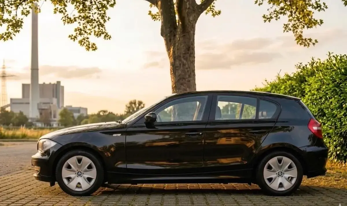 Gebraucht BMW 116 122 PS (89 kW) 2010 Schwarz Kleinwagen