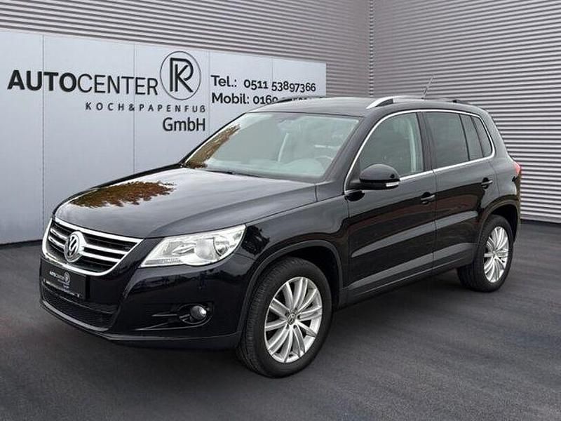 Schwarz Gebraucht 2009 VW Tiguan Sportline SUV | 9.890 € (Teuer) - Bild 1/4