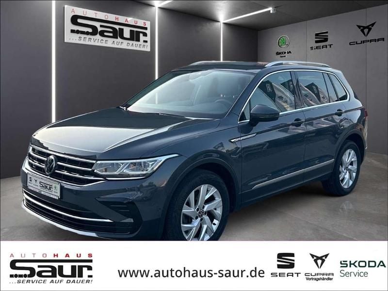 Grau Gebraucht 2021 VW Tiguan Elegance SUV | 33.490 € (Fairer Preis) - Bild 1/4