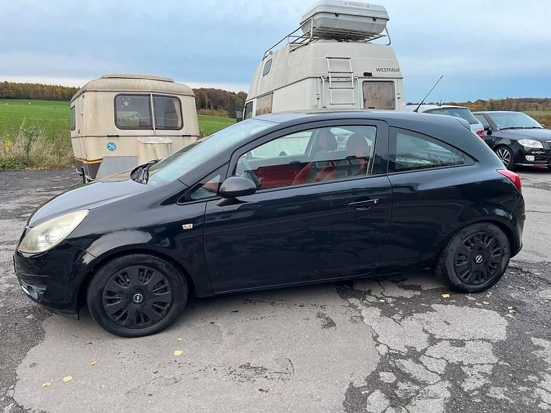 Schwarz Gebraucht 2008 Opel Corsa Kleinwagen | 1.500 € (Guter Preis) - Bild 1/4