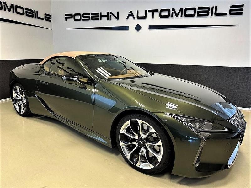 Terrane khaki Gebraucht 2021 Lexus LC 500 CARBON Cabrio | 98.850 € - Bild 1/4