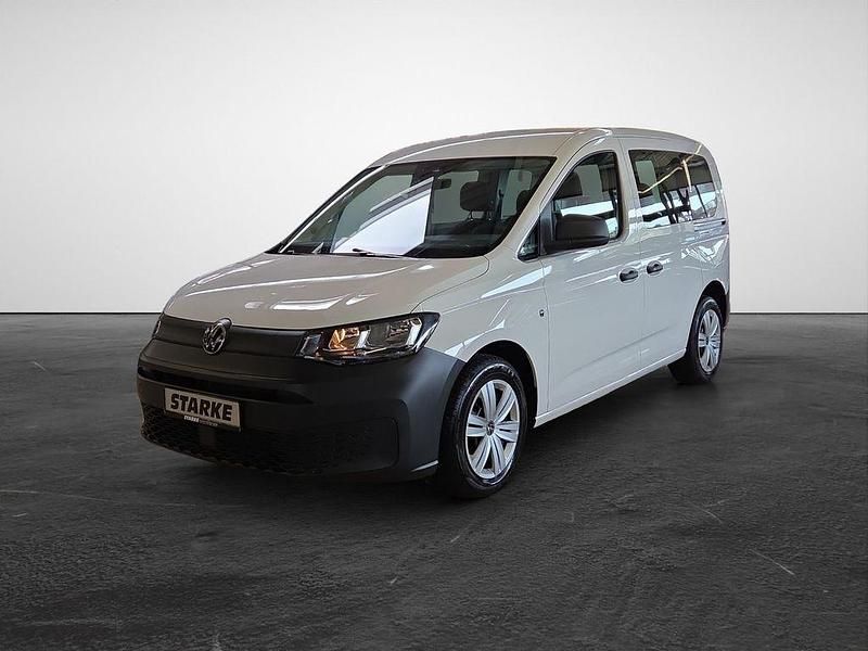 Gebraucht VW Caddy Basis 75 PS (55 kW) 2021 Weiß Van / Kleinbus