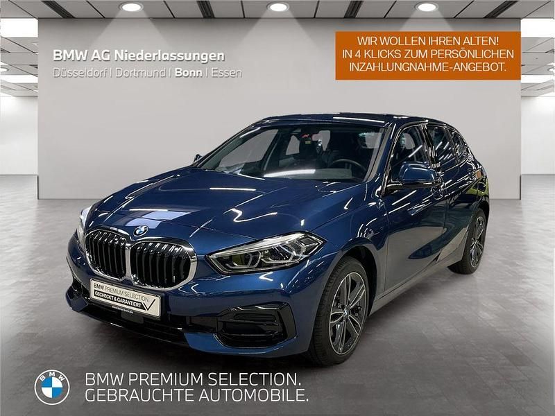 Blau Gebraucht 2024 BMW 118 Comfort Edition Kleinwagen | 25.599 € (Guter Preis) - Bild 1/4