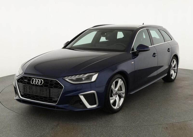 Navarrablau metallic Gebraucht 2021 Audi A4 S-Line Kombi | 29.495 € (Guter Preis) - Bild 1/4
