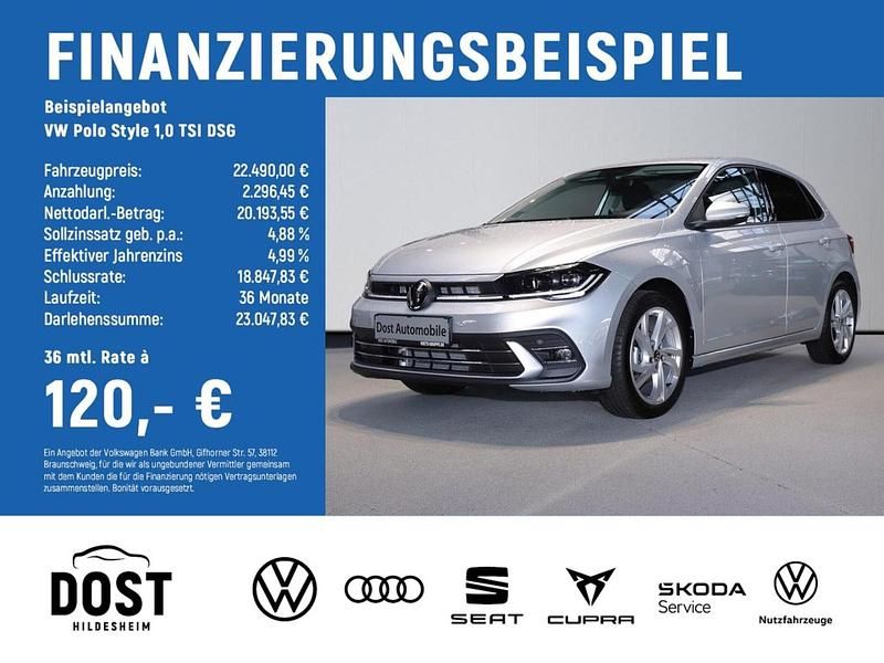 Gebraucht VW Polo Style 95 PS (69 kW) 2024 Grau Limousine