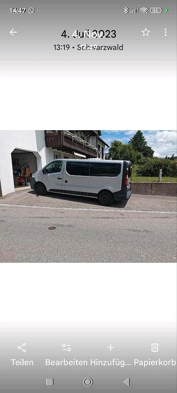 Gebraucht Opel Vivaro 116 PS (85 kW) 2014 Silber Van / Kleinbus