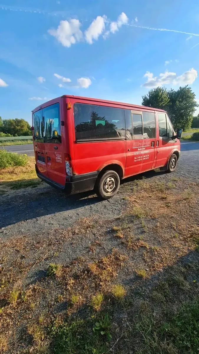 Second-hand Ford Transit 86 CP (63 kW) 2008 Roșu Monovolum