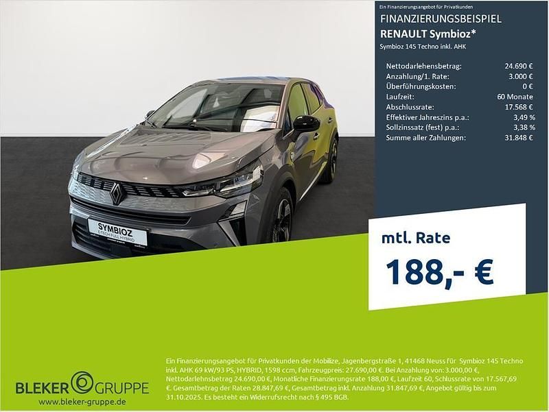 Stahlgrau Gebraucht 2024 Renault Symbioz Techno SUV | 27.690 € (Fairer Preis) - Bild 1/3