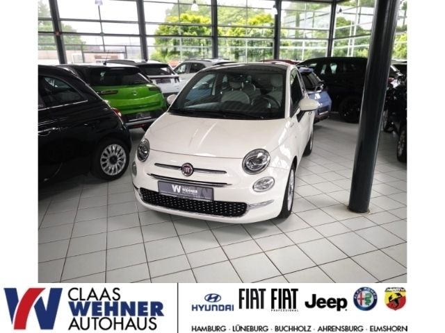 Gelato weiss) (weiss Gebraucht 2021 Fiat 500 Dolcevita Kleinwagen | 11.790 € (Fairer Preis) - Bild 1/4