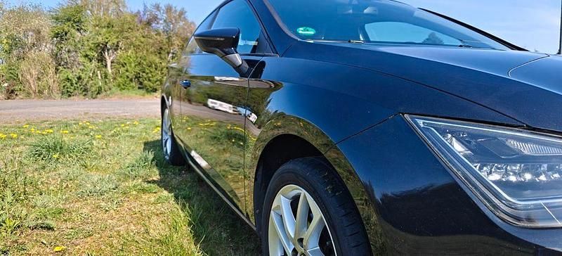 Gebraucht Seat Leon SC Style 110 PS (80 kW) 2014 Schwarz Kleinwagen