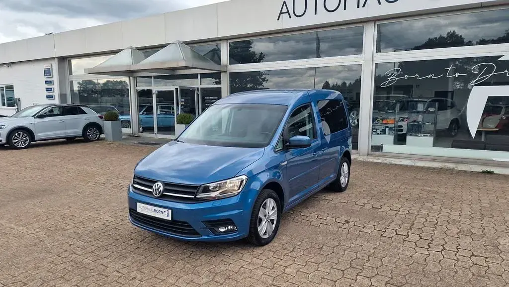 Gebraucht VW Caddy Comfortline 150 PS (110 kW) 2016 Blau Van / Kleinbus