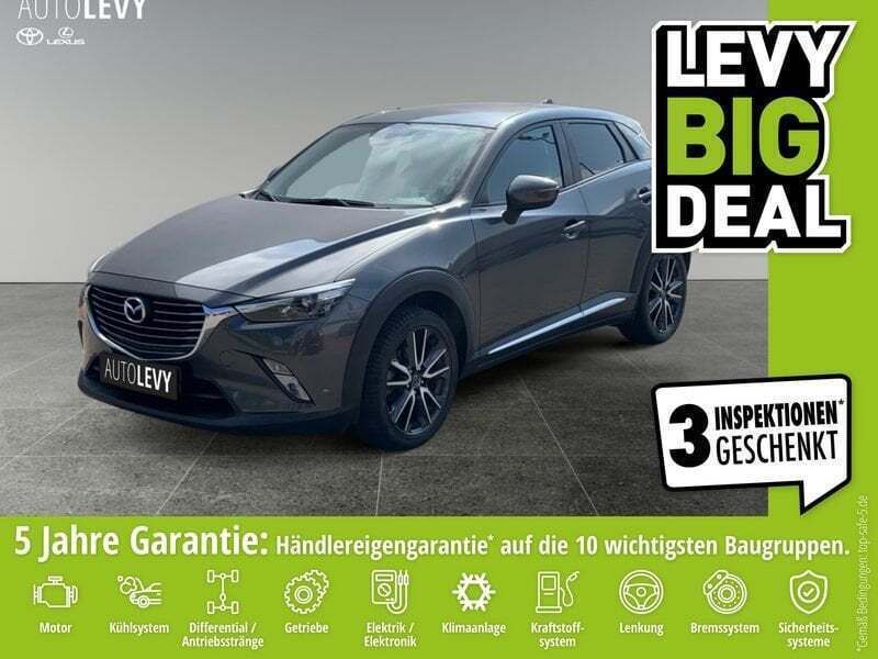 Grau Gebraucht 2017 Mazda CX-3 Sports-Line SUV | 15.998 € (Fairer Preis) - Bild 1/4
