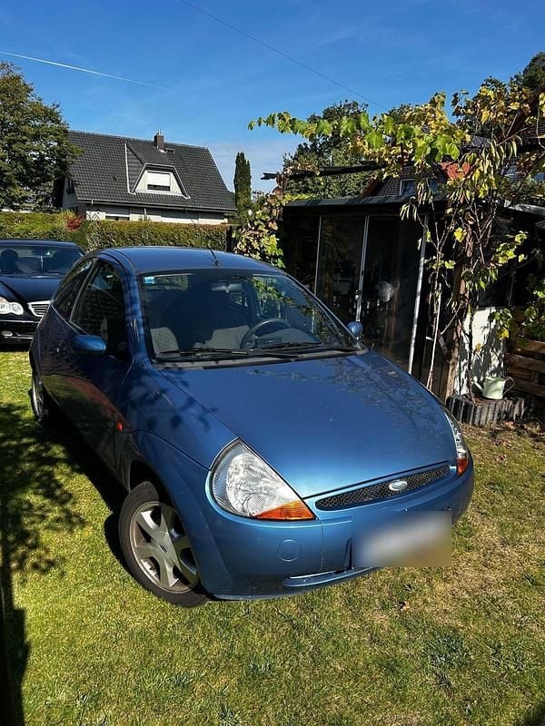 Blau Gebraucht 2002 Ford Ka Kleinwagen | 600 € (Superpreis) - Bild 1/4