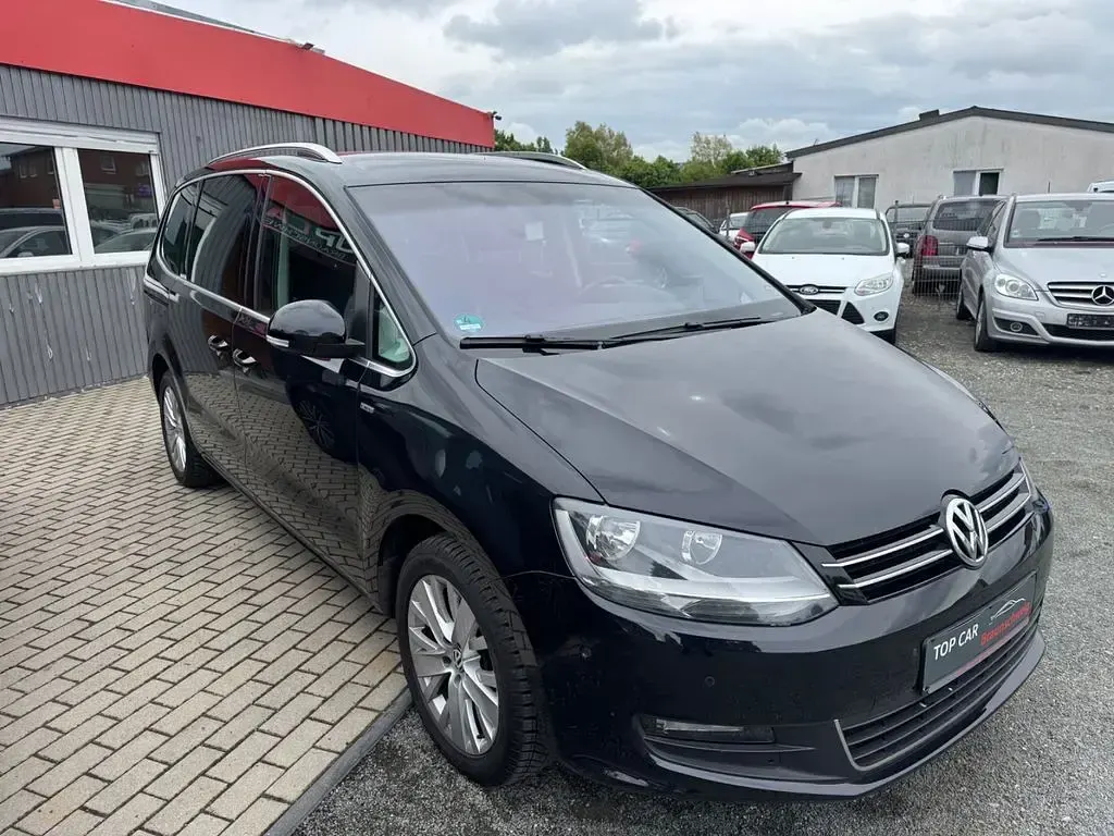 Gebraucht VW Sharan Life 140 PS (102 kW) 2013 Schwarz Van / Kleinbus