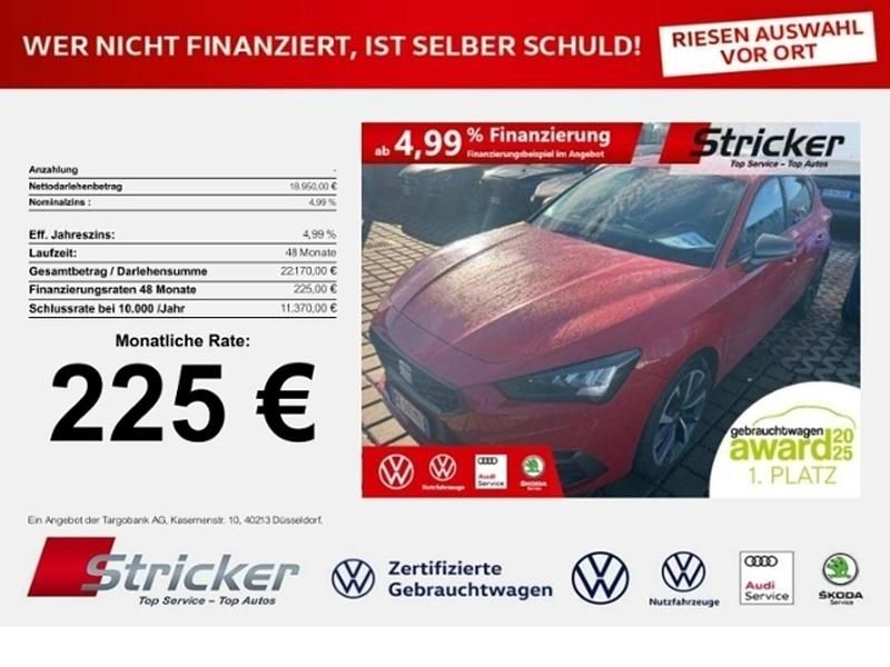 Gebraucht Seat Leon FR 204 PS (150 kW) 2021 Pure rot Limousine