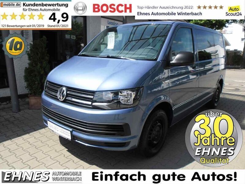 Blau metallic Gebraucht 2018 VW T6 Trendline Van | 36.990 € - Bild 1/4