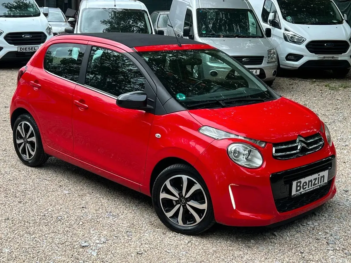 Gebraucht Citroën C1 PureTech 82 PS (60 kW) 2015 Rot Kleinwagen